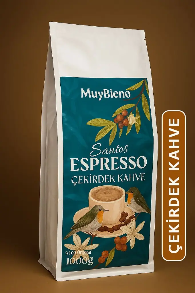 Santos Espresso 1 KG. Çekirdek Kahve