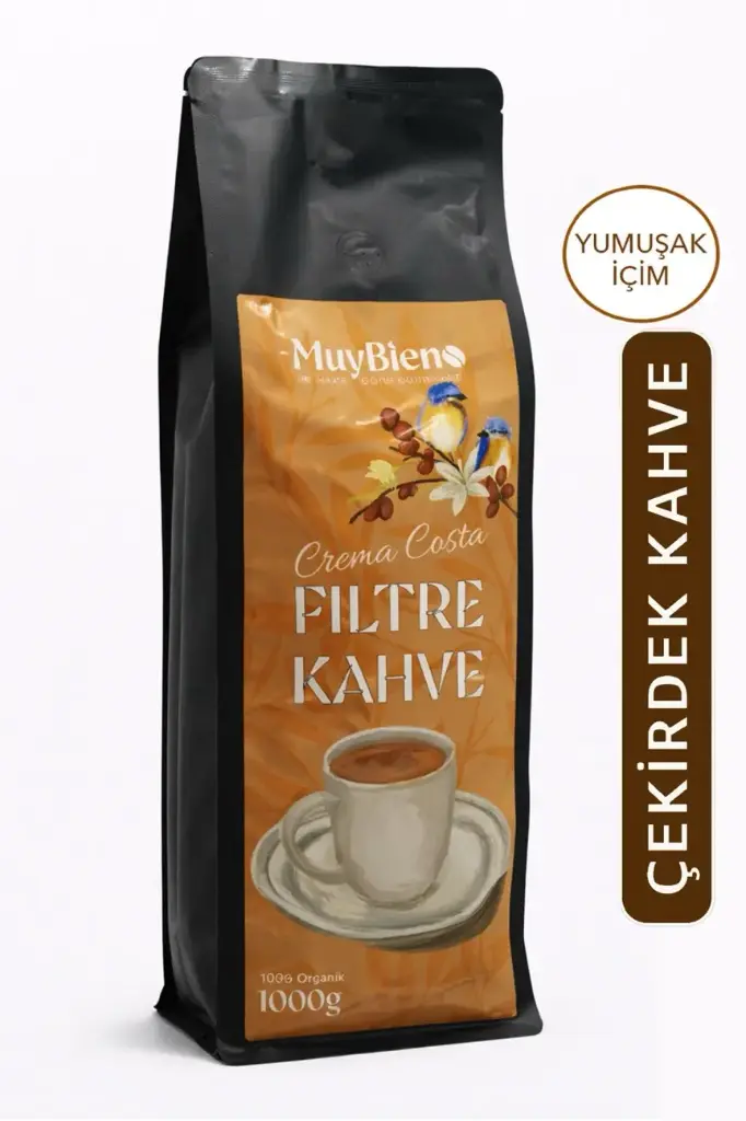 Crema Costa Filtre 1 KG. Çekirdek Kahve