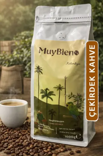 Kolombiya Medellin Supremo 1 KG. Çekirdek Kahve