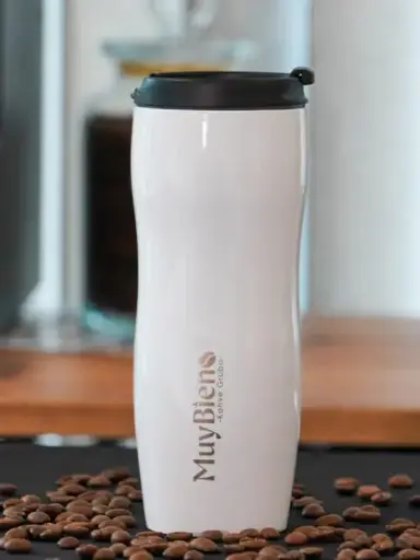 400 ml Paslanmaz Çelik Beyaz Termos